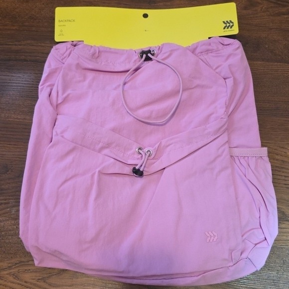 All In Motion™ Other - All In Motion Cinch Drawstring Backpack Pink Water Repellent NEW